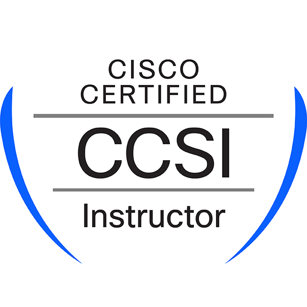 Cisco Certified Systems Instructor certification badge