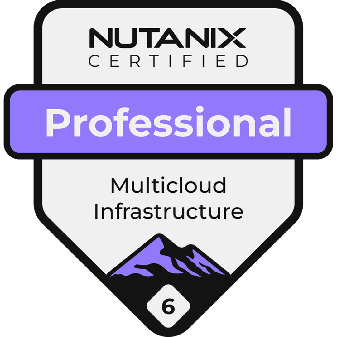 Nutanix NCP-MCI 6 certification badge